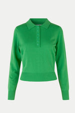 Vibrant Green Thea Polo Shirt