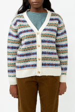 White Astro Cardigan