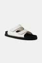 Off White Fern Velcro Sandal
