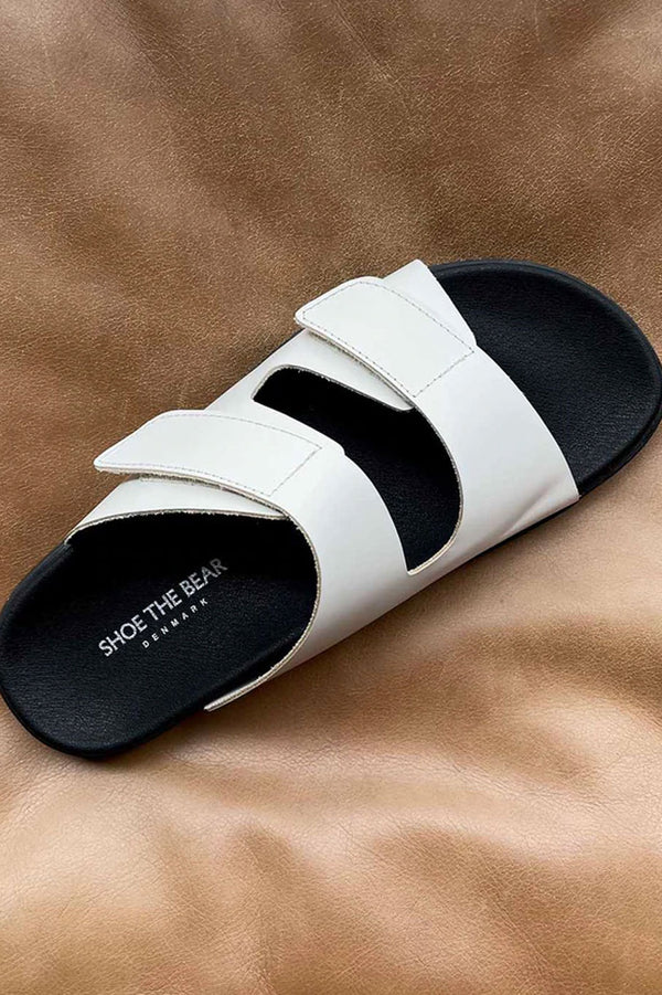 Off White Fern Velcro Sandal