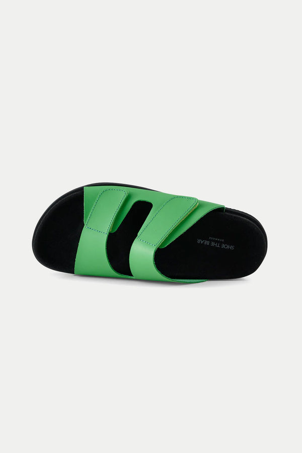 Green Fern Velcro Sandal