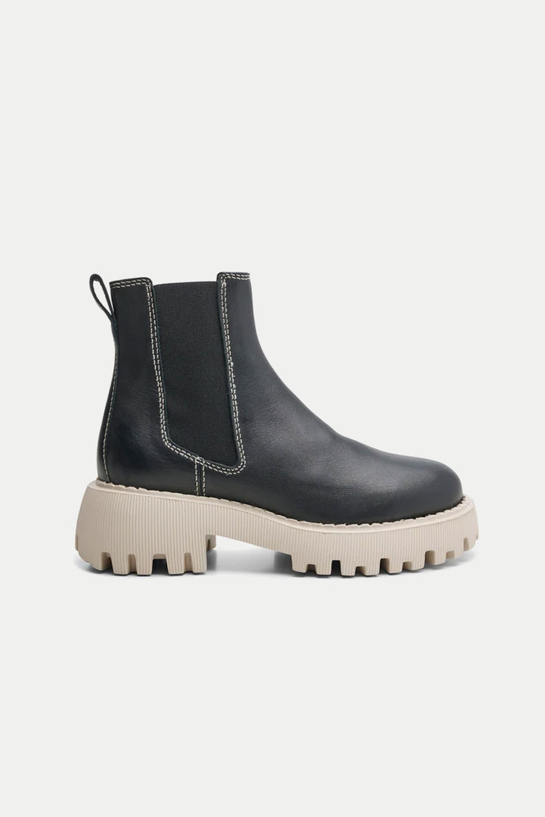 Black Contrast Posey Boot