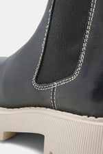 Black Contrast Posey Boot