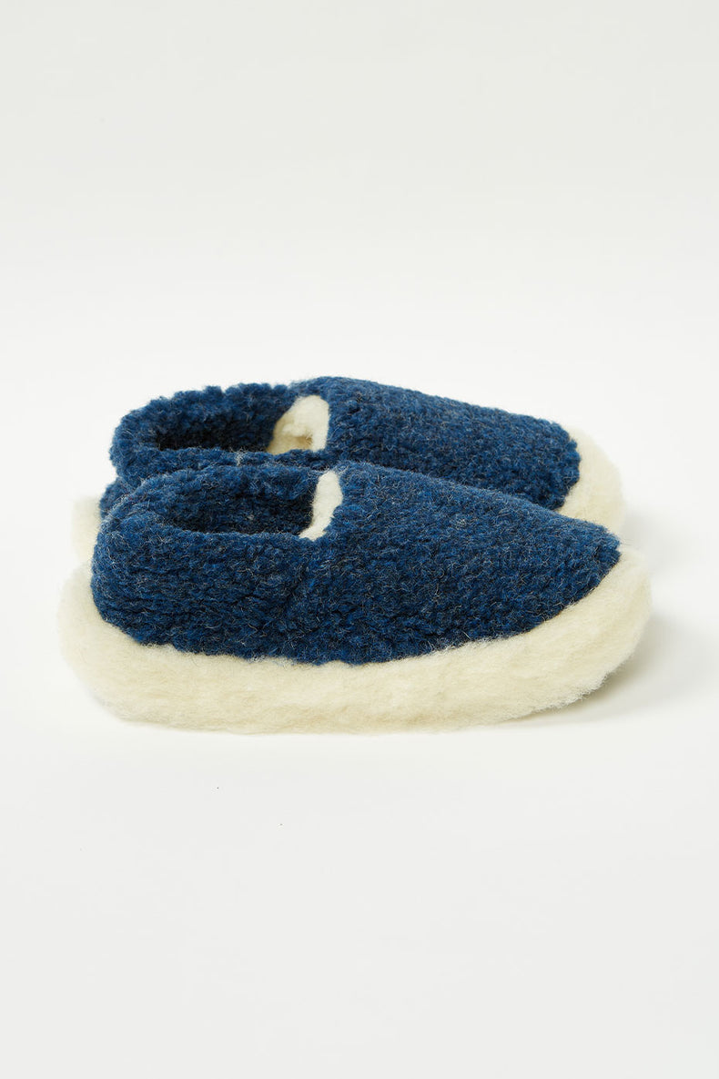 Siberian Dark Blue Slippers Womens