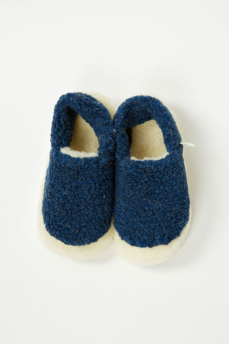 Siberian Dark Blue Slippers Womens