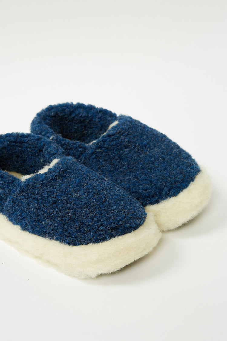 Siberian Dark Blue Slippers Womens