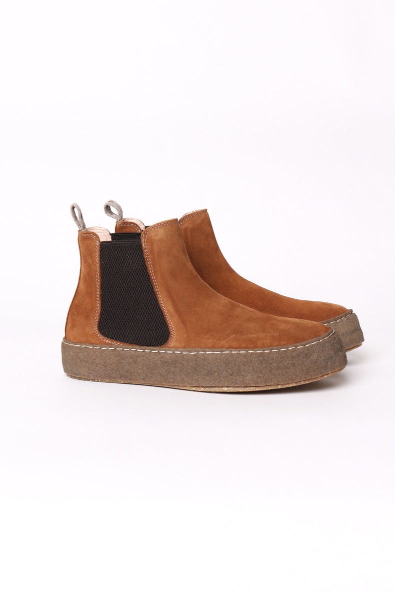 Tan Wiseflex Suede Chelsea Boot