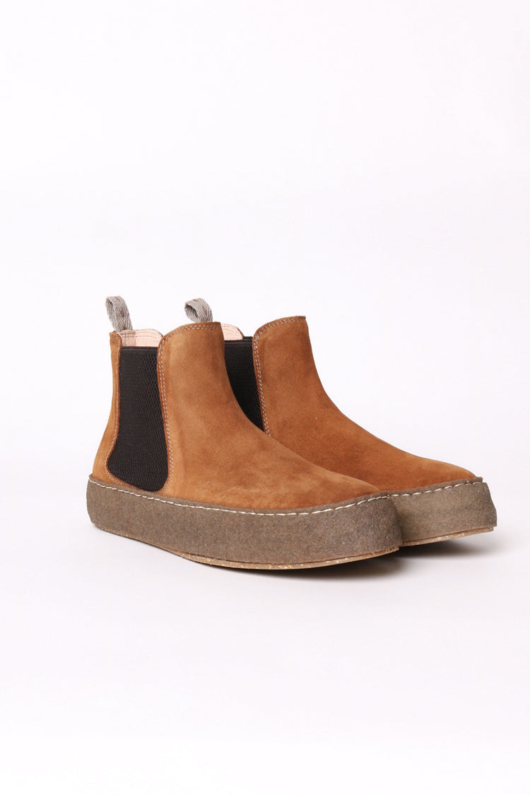 Tan Wiseflex Suede Chelsea Boot