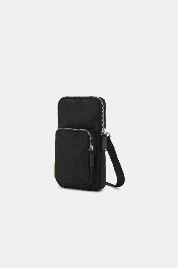 Jet Black Phone Bag