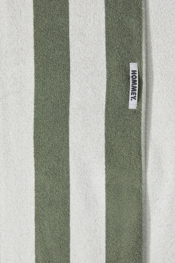 Matcha Stripes Hand Towel