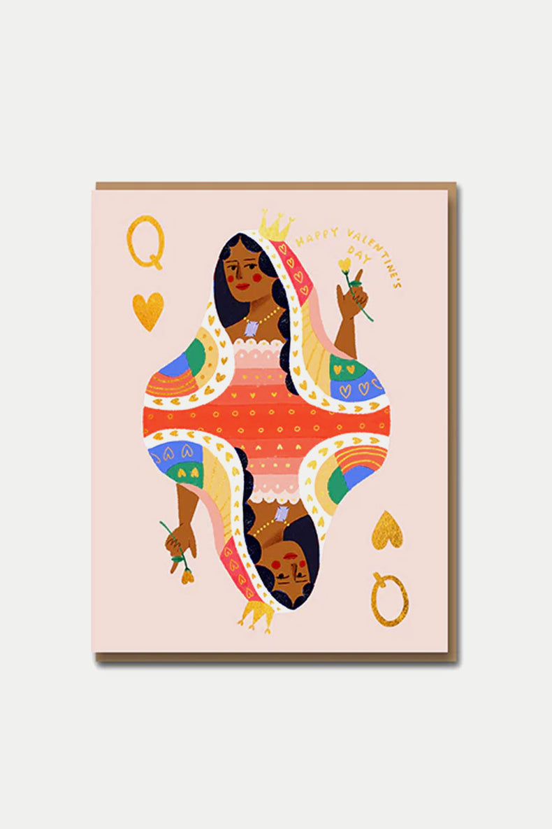 Queen Of Hearts Card