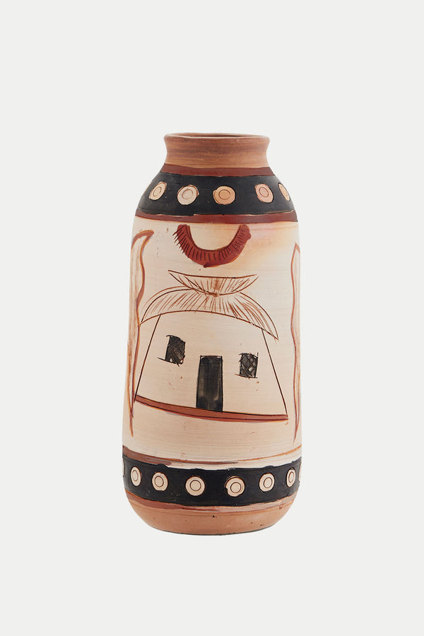 Terracotta Artisan Vase