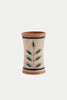 Terracotta Leaves Vase