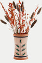 Terracotta Leaves Vase