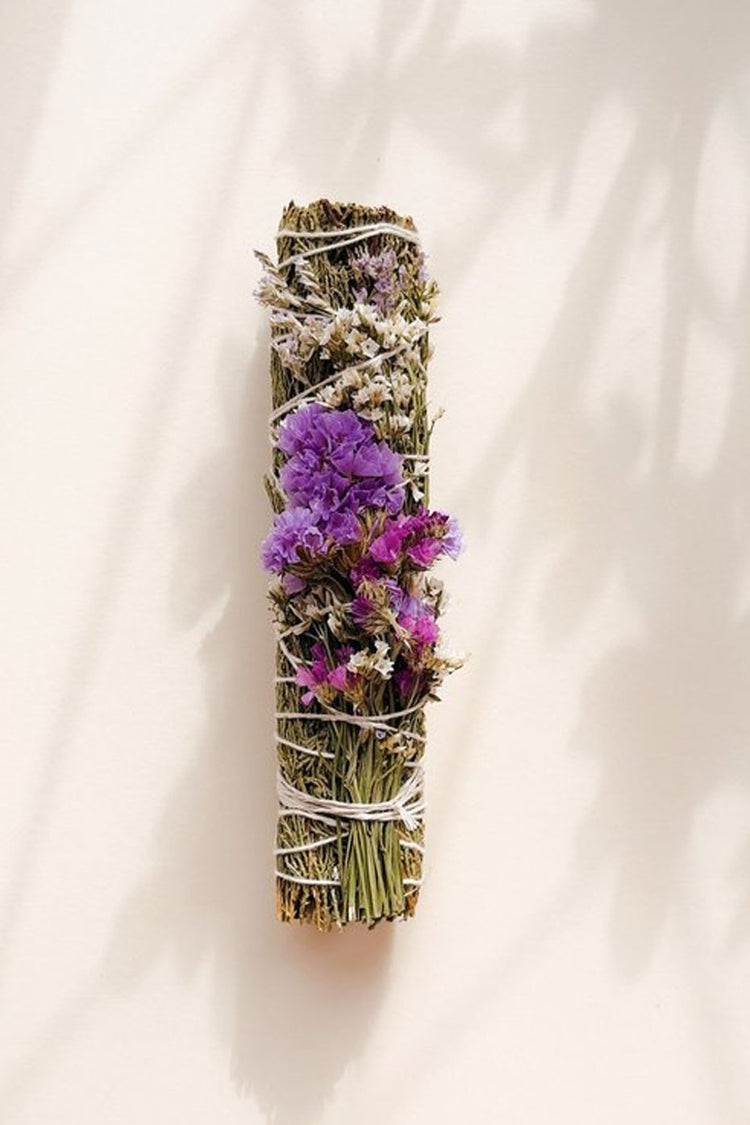 Large Juniper Smudge & Dried Flowers