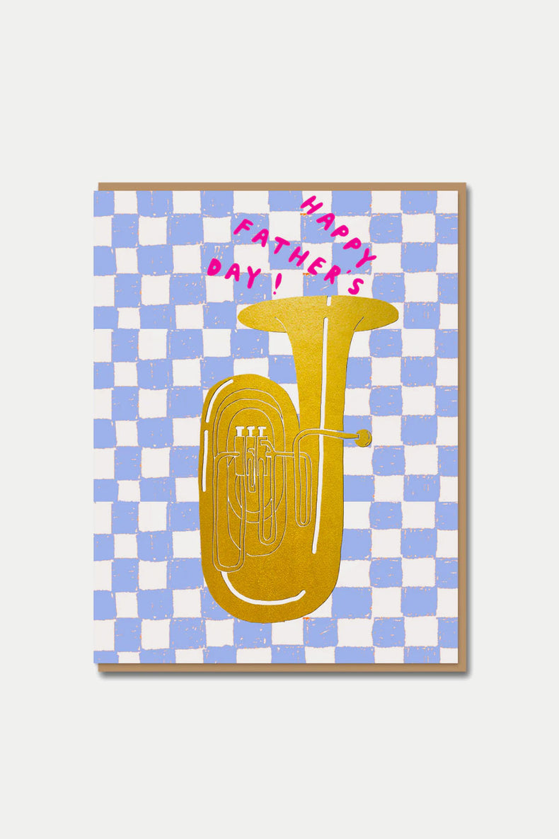 Tuba For Dad Card