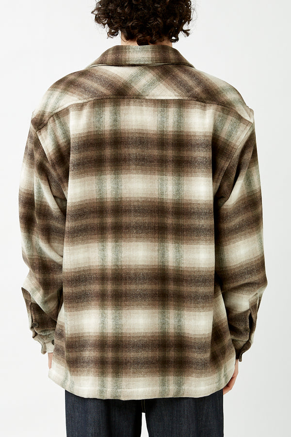 Stone Gray Check Castor Shirt