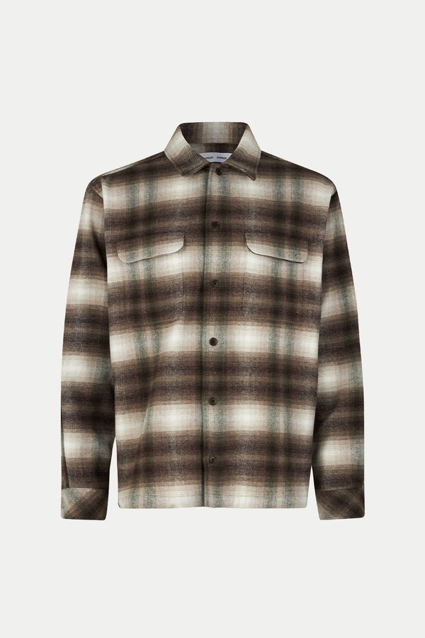 Stone Gray Check Castor Shirt