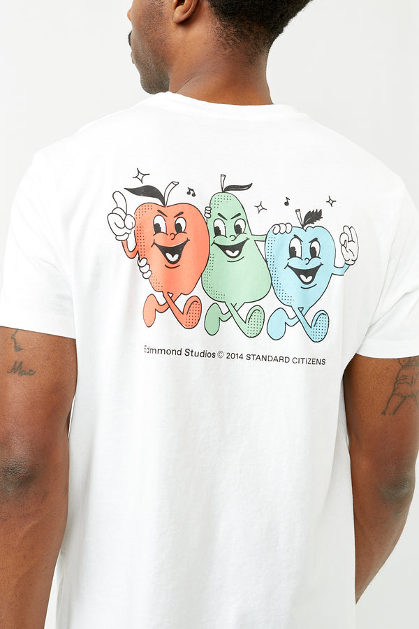 White Fruits Tee