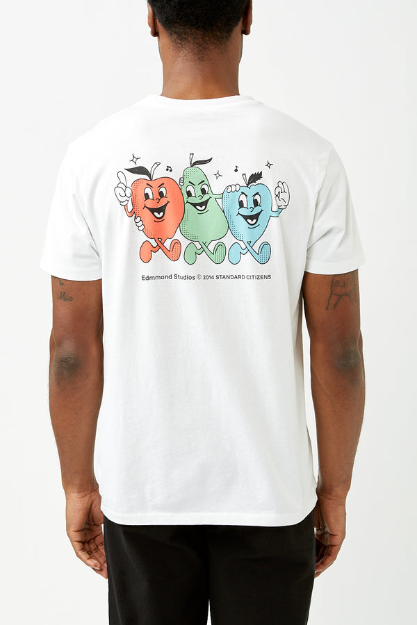 White Fruits Tee