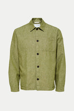 Olive Branch Blas Linen Overshirt