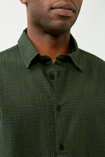 Green Seersucker Tom Shirt