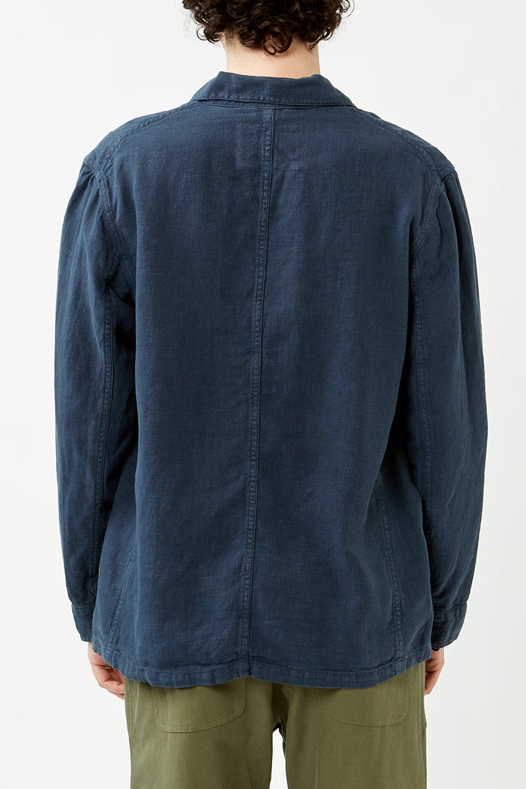 Navy Linen Labura Jacket