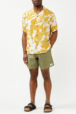 Olive Classic Linen Jam Short