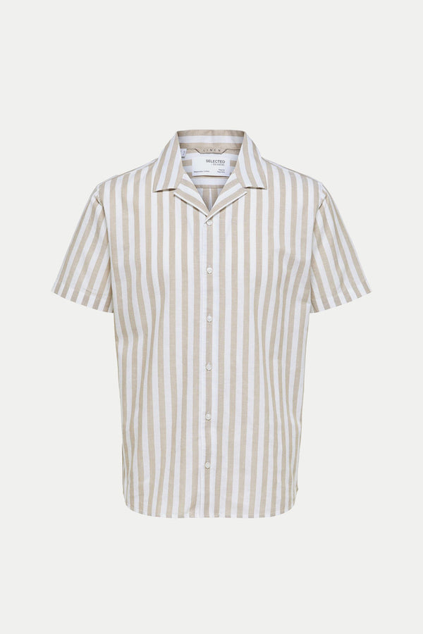 Kelp Regular Linen Resort Shirt