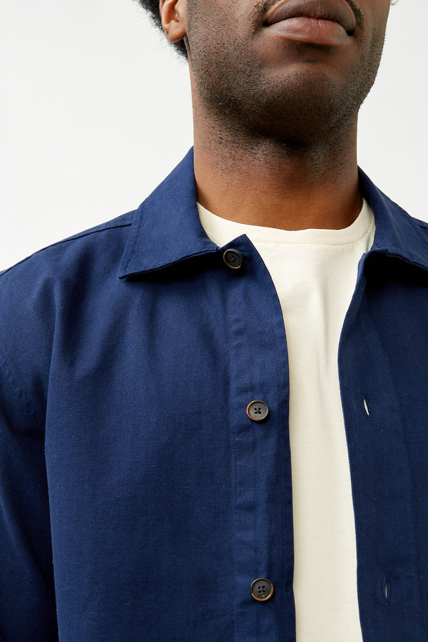 Dark Indigo Hockney Overshirt