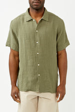 Olive Easy Short Sleeve Shirt