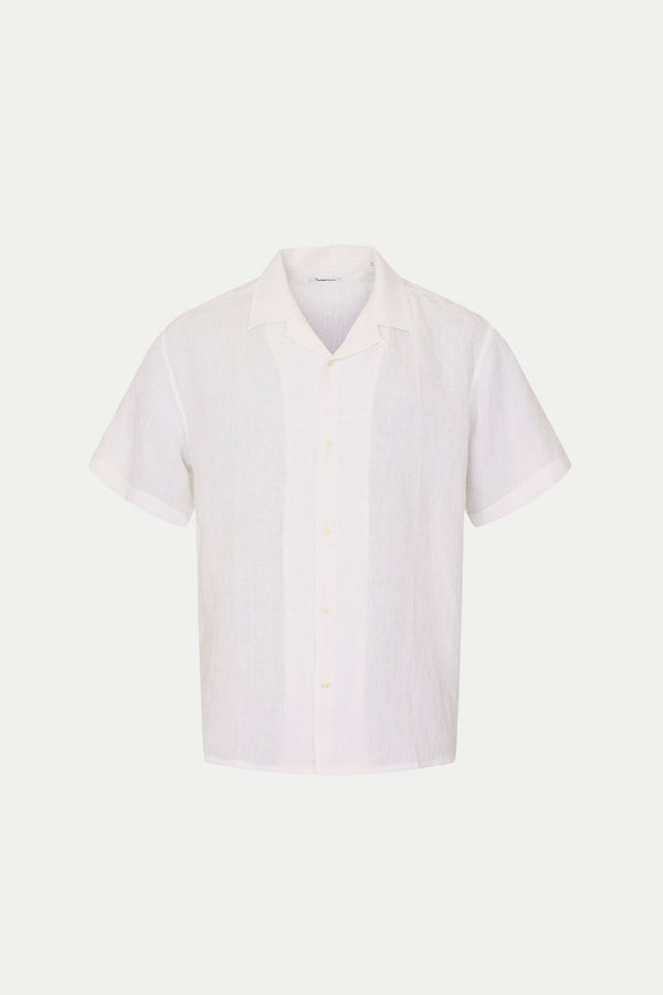 Bright White Linen Shirt