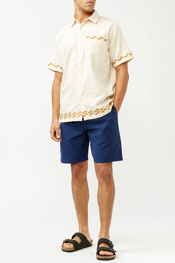 Ivory Border Tom Shirt