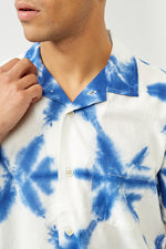 Indigo Shibori Sunrise Shirt