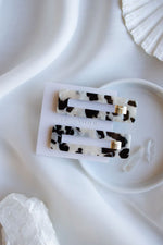 Black and White Tortoise Clips