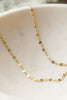 Gold Peachy Chain Necklace