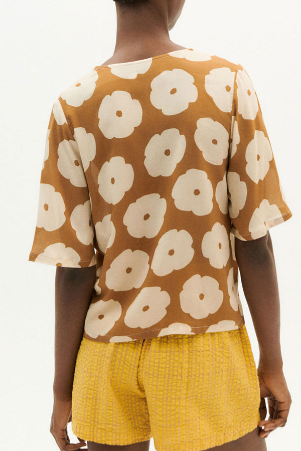 Egypt Brown Poppy Libelula Blouse