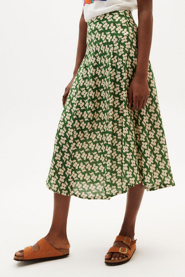 Green Daisy Amelie Skirt