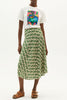 Green Daisy Amelie Skirt