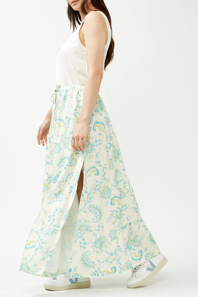 Rhythm Blue Cairo Tiered Maxi Skirt 