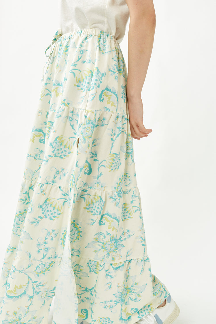 Rhythm Blue Cairo Tiered Maxi Skirt 