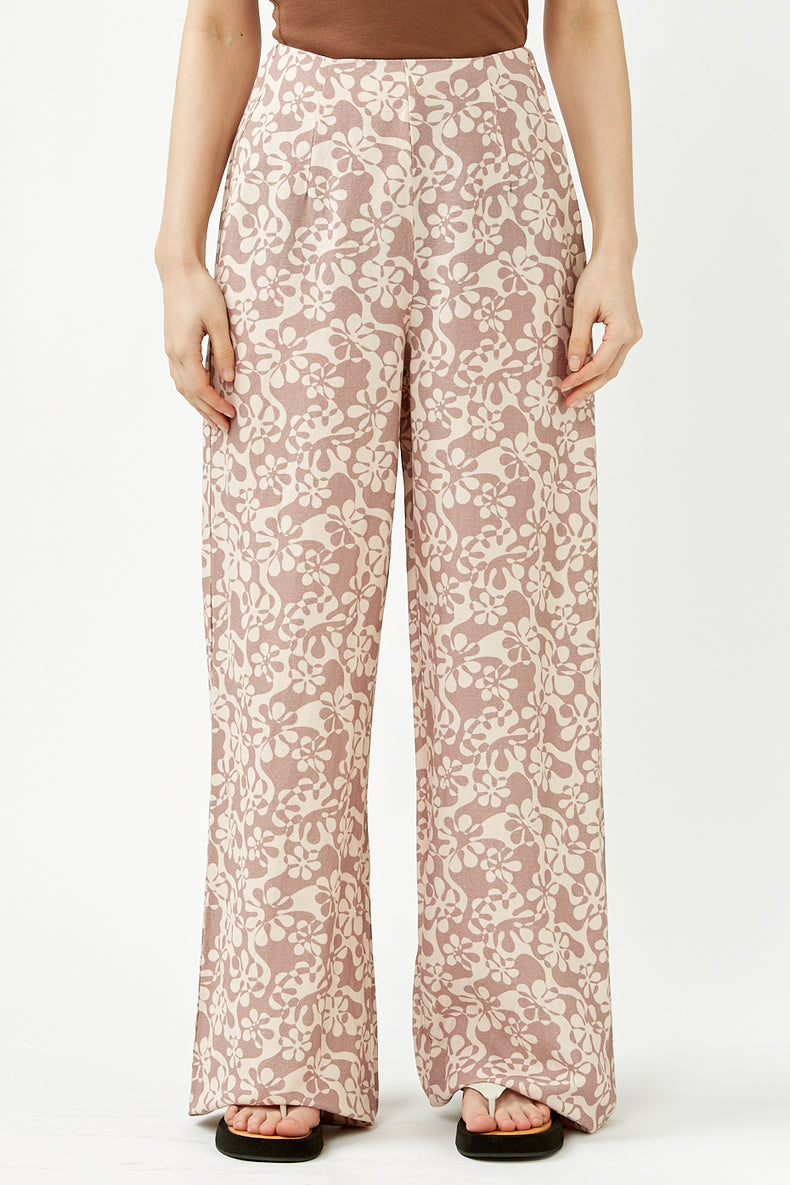 Rhythm Chocolate Drifter Floral Pant 