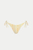 Gold Sunray Tie Side Pant