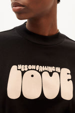 Black Yes Love T-Shirt