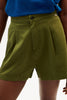 Forest Green Hemp Narciso Shorts