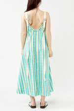 Turchese stripe Dress