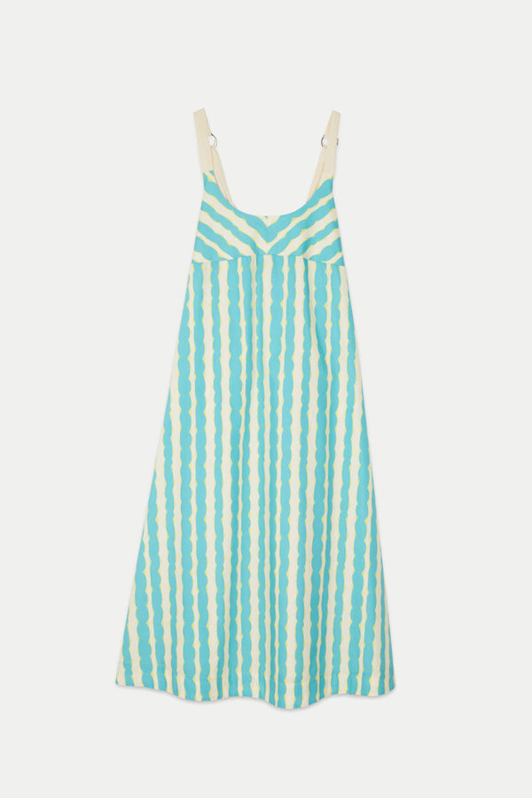 Turchese stripe Dress