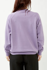 Dahlia Purple Dia Allium Sweatshirt