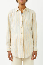 Yellow Stripe Faria Oversized Shirt