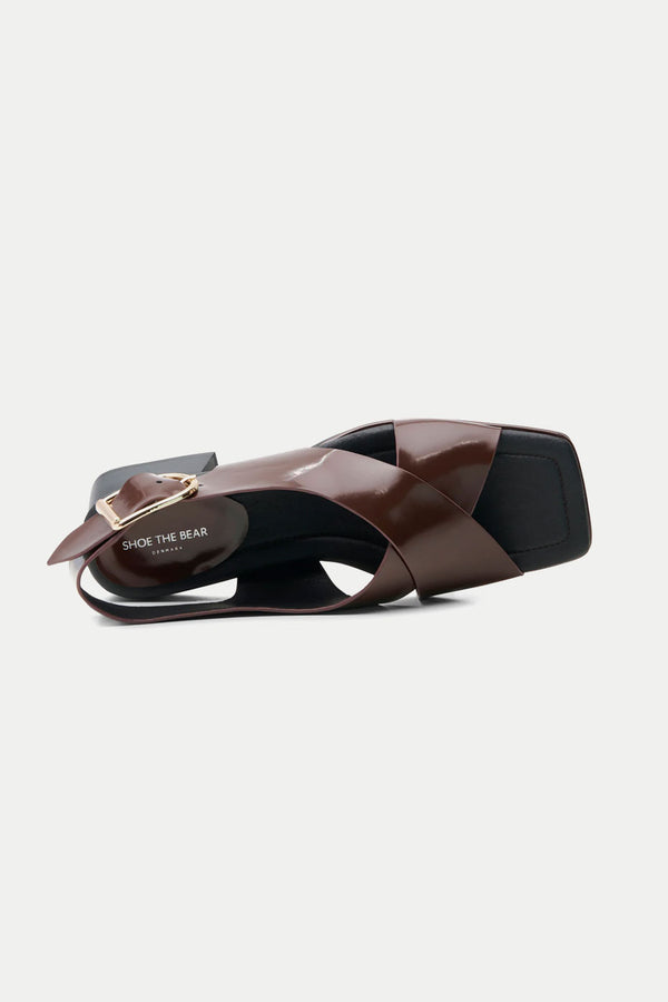 Brown Colette Slingback Sandal